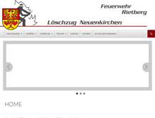 Tablet Screenshot of loeschzug-neuenkirchen.de